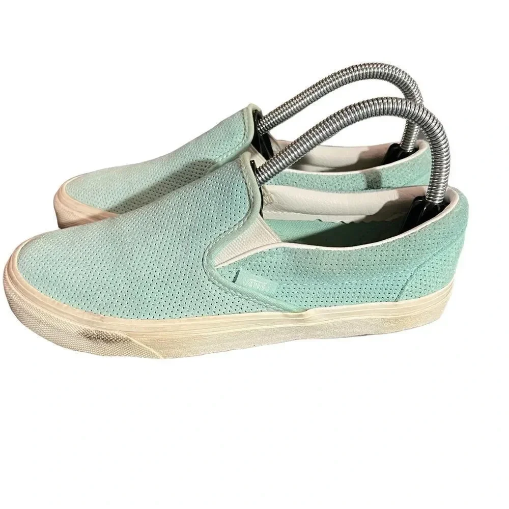 Vans Classic Perforated Slip On Flats‎ Women's Size 6.5